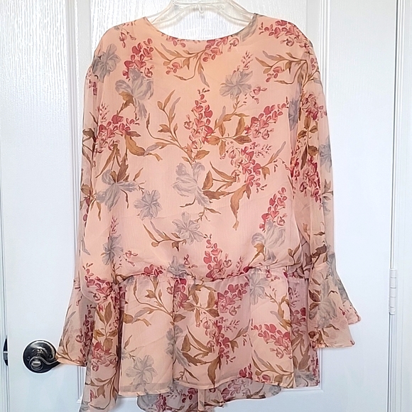 NWT VINCE CAMUTO peachbellini blouse - Picture 9 of 14
